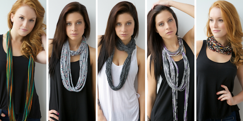 How to Wear A Necknot Infinity Scarf Necklace