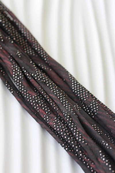 Infinity Scarf Necklace in Eggplant 'Aubergine'