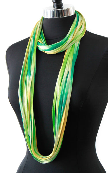 Infinity Scarf in Yellow and Green 'Canary'