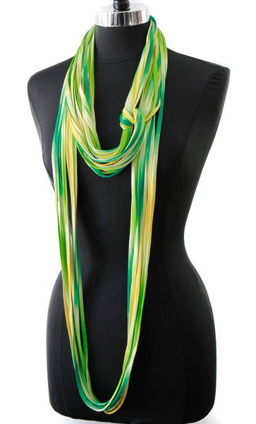 Infinity Scarf in Yellow and Green 'Canary'