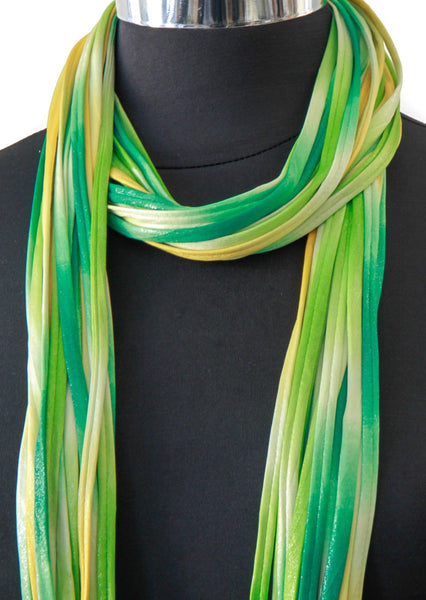 Infinity Scarf in Yellow and Green 'Canary'