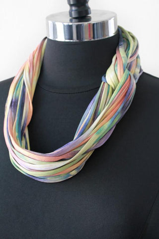 Ombre Print Infinity Scarf 'Blush'