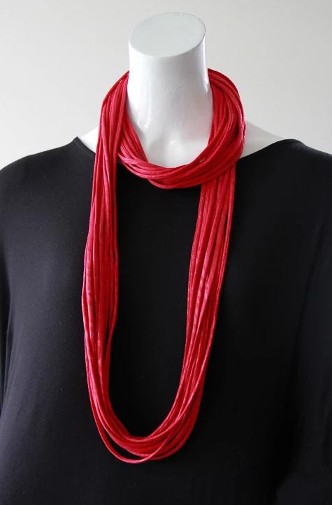 Infinity Scarf for Women in RED &#39;RUBY&#39;