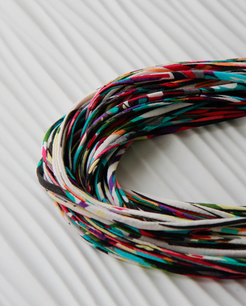 Infinity Scarf in Multi-Colour Print &#39;Paint Party&#39;