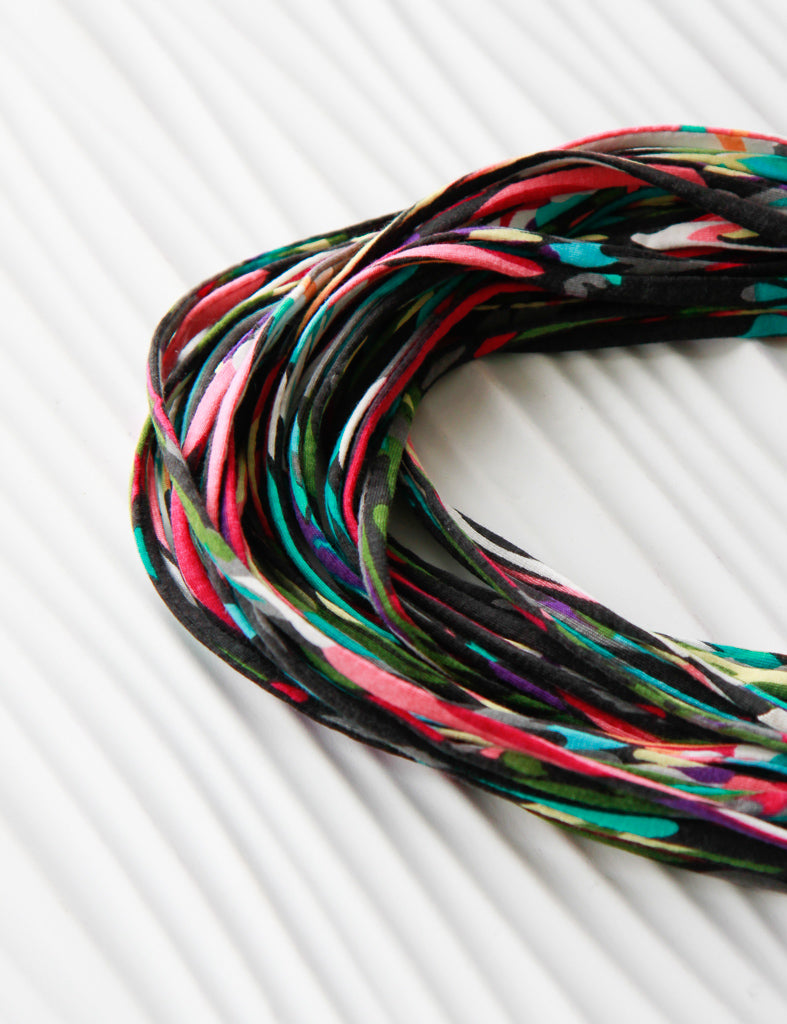 Infinity Scarf in Multi-Colour Print &#39;Paint Party&#39;