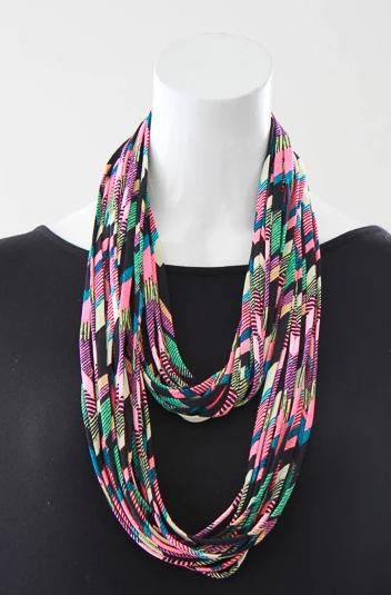 Bright Multi-Color Infinity Scarf 'Joy'