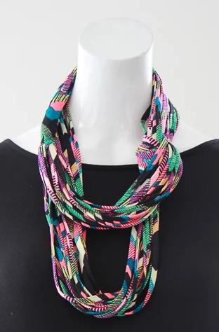 Bright Multi-Color Infinity Scarf 'Joy'