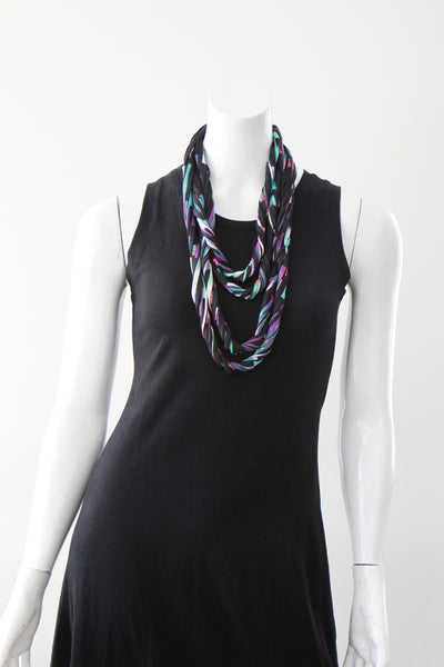 Galaxy Print Infinity Scarf in 'Orion's Belt' Print