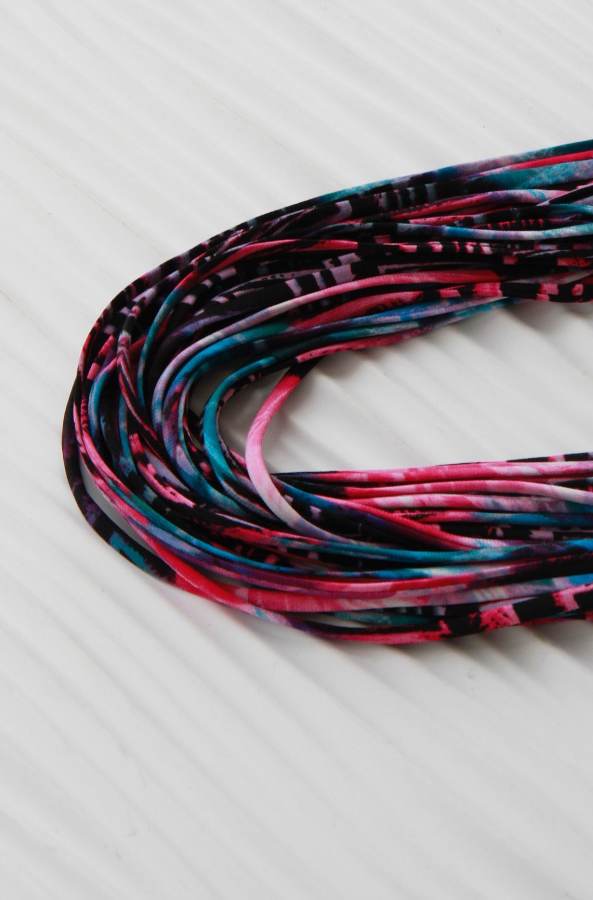 Bright Infinity Scarf Necklace in &#39;Bubble Gum&#39;