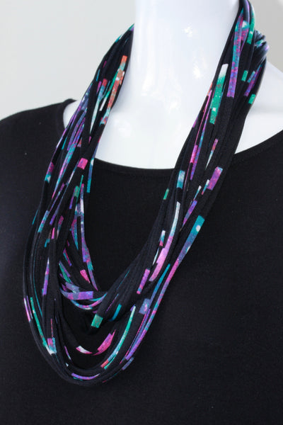 Galaxy Print Infinity Scarf in 'Orion's Belt' Print