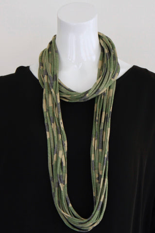 Camo Print Infinity Scarf 'Deep Cover'