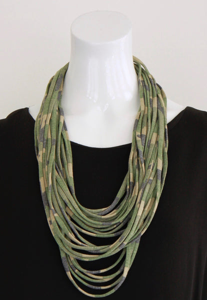 Camo Print Infinity Scarf 'Deep Cover'