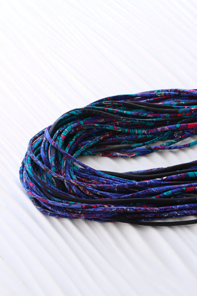 Paisley Infinity Scarf in Turquoise and Purple 'Paisley'