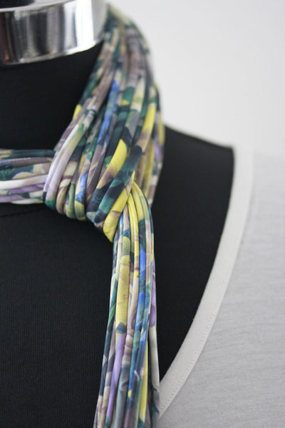 Green Infinity Scarf 'Emerald Leaf'