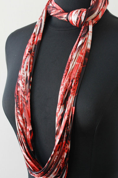 Orange Infinity Scarf 'Blood Orange'