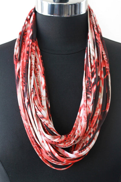 Orange Infinity Scarf 'Blood Orange'