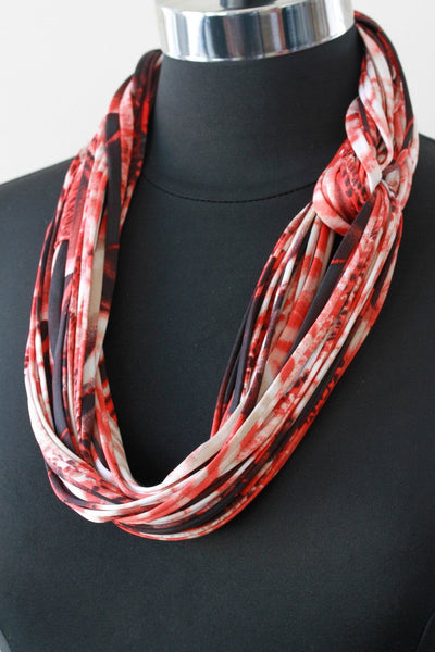 Orange Infinity Scarf 'Blood Orange'
