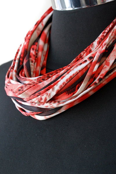 Orange Infinity Scarf 'Blood Orange'
