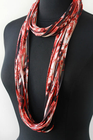 Orange Infinity Scarf 'Blood Orange'